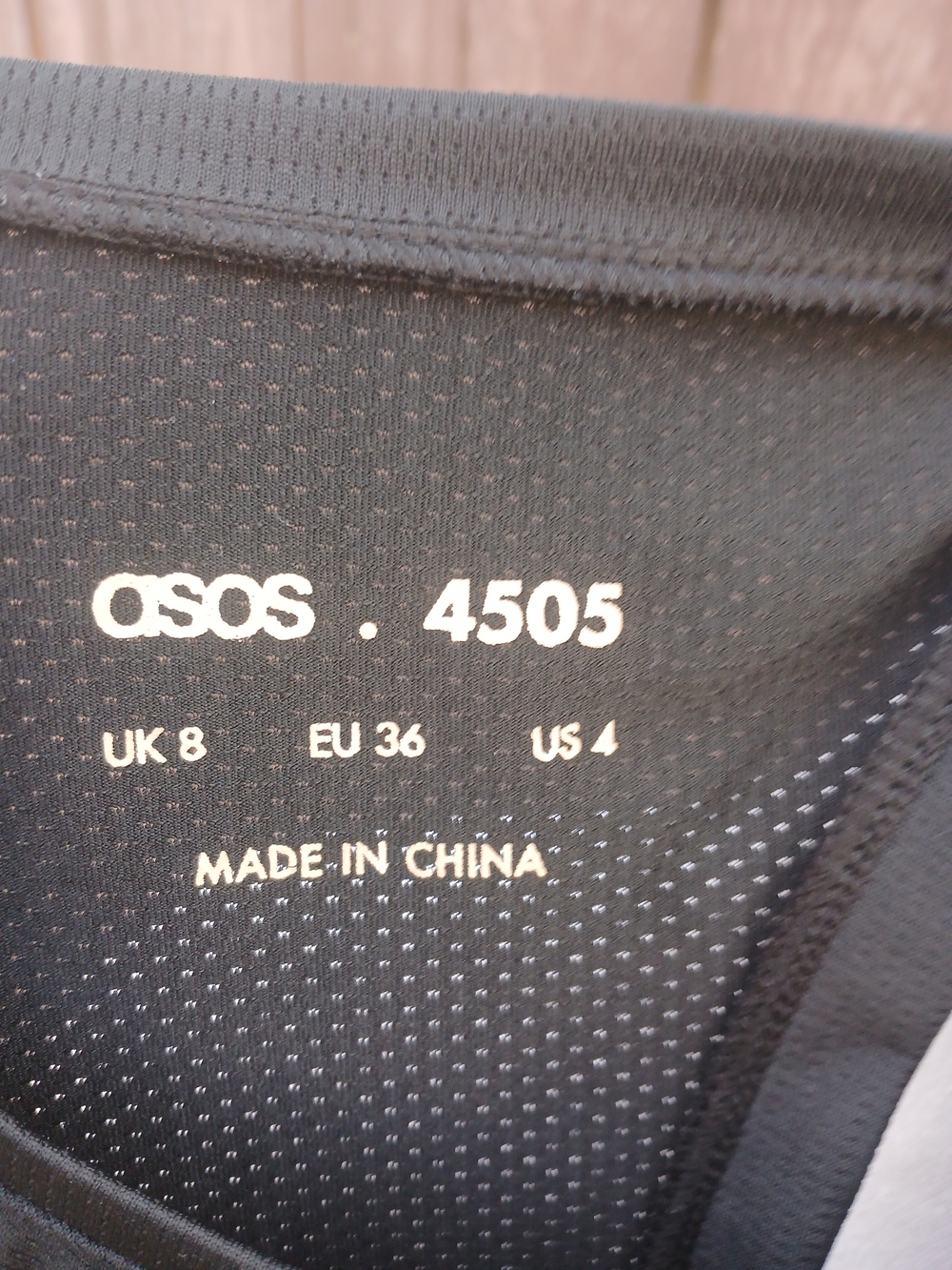 ASOS 4505 Black Activewear Top